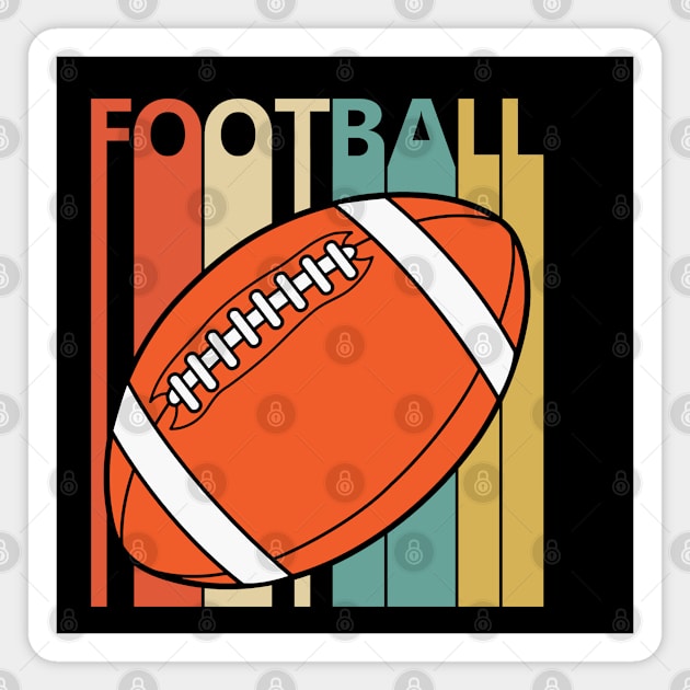 NFL Football Gifts - Vintage 1980s NFL Football Magnet by GWENT